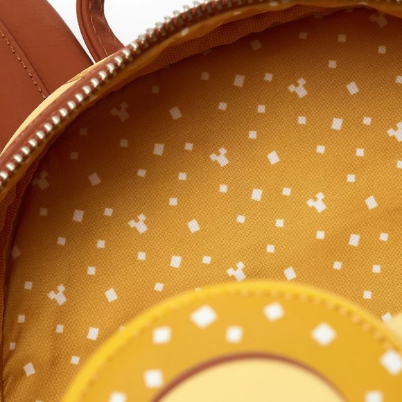 Disney Parks Mickey Mouse Pretzel Scented Loungefly Mini Backpack - Picture 5 of 8